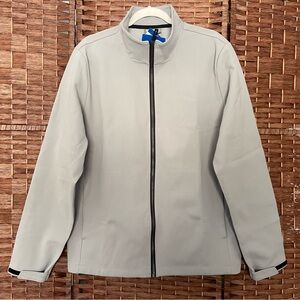 32 Degrees Heat Men's Full Zip lightweight jacket,Performance, Gray Size L, NWT.